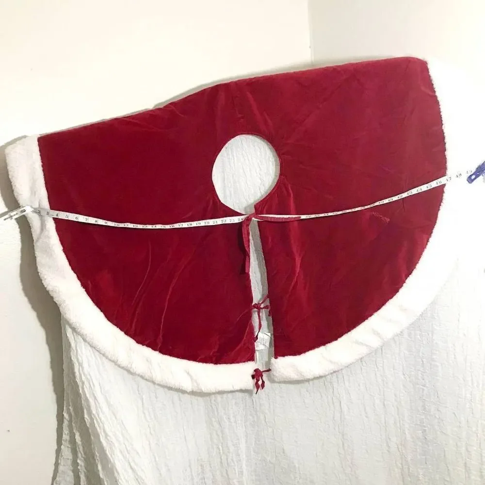 Pottery Barn Santa Claus Inspired Christmas Tree Skirt